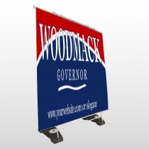Governor 132 Exterior Pocket Banner Stand