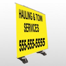 Hauling 127 Exterior Pocket Banner Stand