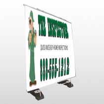 Home Inspection 361 Exterior Pocket Banner Stand