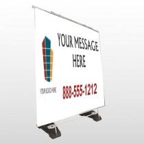 Mortgage 159 Exterior Pocket Banner Stand