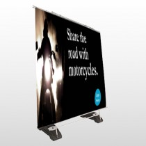 Motorcycle 106 Exterior Pocket Banner Stand