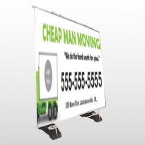 Moving 121 Exterior Pocket Banner Stand