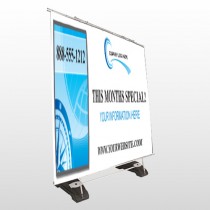 North Compass 148 Exterior Pocket Banner Stand 