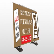 Outlet Chair 527 Exterior Pocket Banner Stand