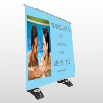 Paradise Pool 529 Exterior Pocket Banner Stand