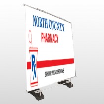 Pharmacy 101 Exterior Pocket Banner Stand
