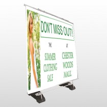 Summer Sale 533 Exterior Pocket Banner Stand