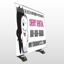 Winking Tooth 501 Extirior Pocket Banner Stand