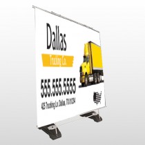 Yellow Truck 296 Exterior Pocket Banner Stand