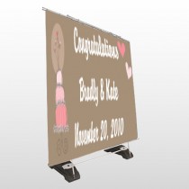 Heartcake 03 Exterior Pocket Banner Stand