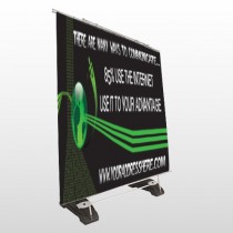 World Of Numbers 436 Exterior Pocket Banner Stand