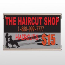 Haircut Scissor 644 Track Banner