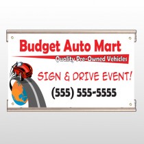 Budget Auto Mart 116 Track Banner