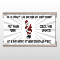 Health Santa 402 Track Sign