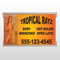 Tropical Rayz Tan 490 Track Sign
