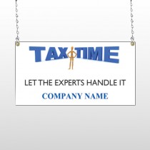 Tax Time 153 Window Sign