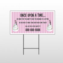 Cake Topper 412 Wire Frame Sign