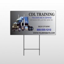 CDL Training 155 Wire Frame Sign