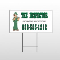 Inspector 361 Wire Frame Sign