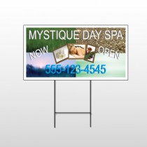 Mystique Spa 492 Wire Frame Sign