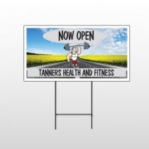 Road Workout 407 Wire Frame Sign