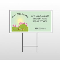 World Party Plan 520 Wire Frame Sign