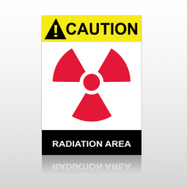 ANSI Caution Radiation Area