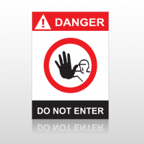 ANSI Danger Do Not Enter