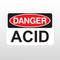 OSHA Danger Acid