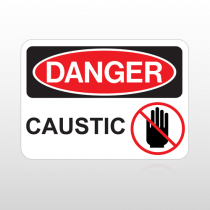 OSHA Danger Caustic