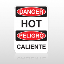 OSHA Danger Hot Peligro Caliente