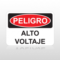 OSHA Peligro Alto Voltaje