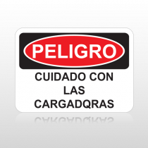 OSHA Cuidado Con Las Cargadqras