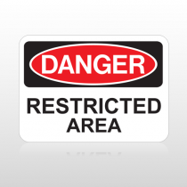 OSHA Danger Restricted Area