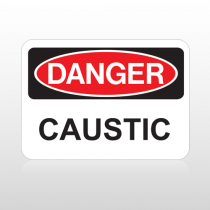 OSHA Danger Caustic