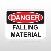 OSHA Danger Falling Material