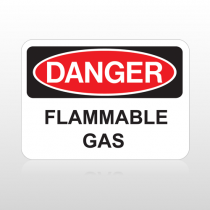 OSHA Danger Flammable Gas