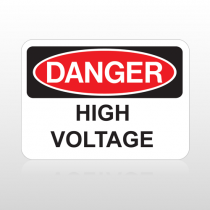 OSHA Danger High Voltage