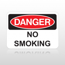 OSHA Danger No Smoking
