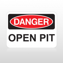 OSHA Danger Open Pit