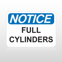 OSHA Notice Full Cylinders