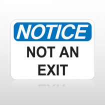 OSHA Notice Not An Exit