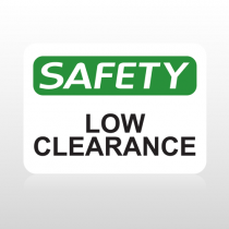 OSHA Safety Low Clearance
