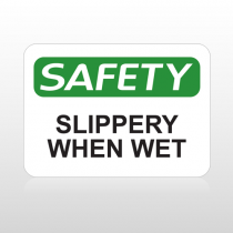 OSHA Safety Slippery When Wet