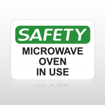 OSHA Safety Microwave Oven In Use
