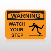 OSHA Warning Watch Your Step