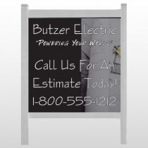 Black And Book 217 48"H x 48"W Site Sign