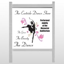 Ballet Dance 517 48"H x 48"W Site Sign