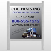 CDL Training 155 48"H x 48"W Site Sign