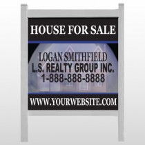 House Snow Globe 852 48"H x 48"W Site Sign